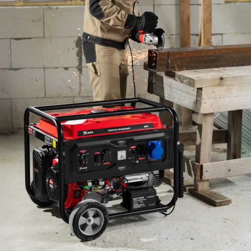 Генератор бензиновый RS-9000E, 7 кВт, 230В, электростартер MTX фото 28