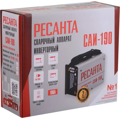Инверторный сварочный аппарат Ресанта САИ 190 65/2 фото 9 Инверторный сварочный аппарат Ресанта САИ 190 65/2 фото 9