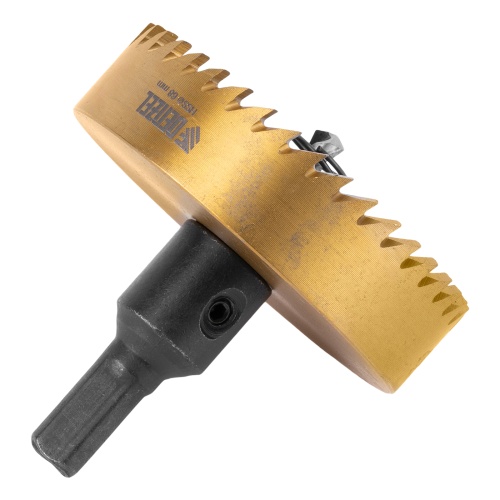 Коронка по металлу HSS, 68 мм, нитридтитановое покрытие Denzel фото 3