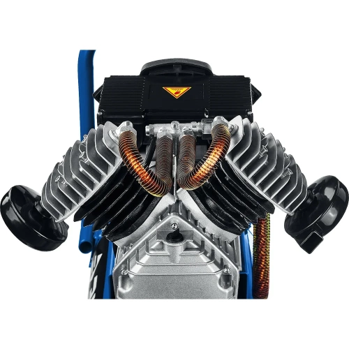 Воздушный масляный компрессор Зубр Профессионал 400 л/мин, 50 л, 2200 Вт, КПМ-400-50 фото 7