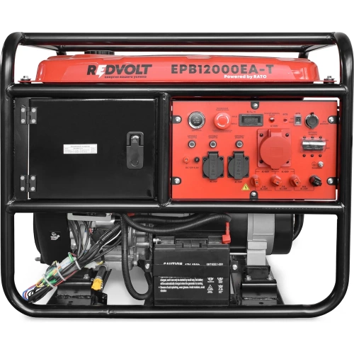Бензогенератор REDVOLT EPB12000EA-T фото 3