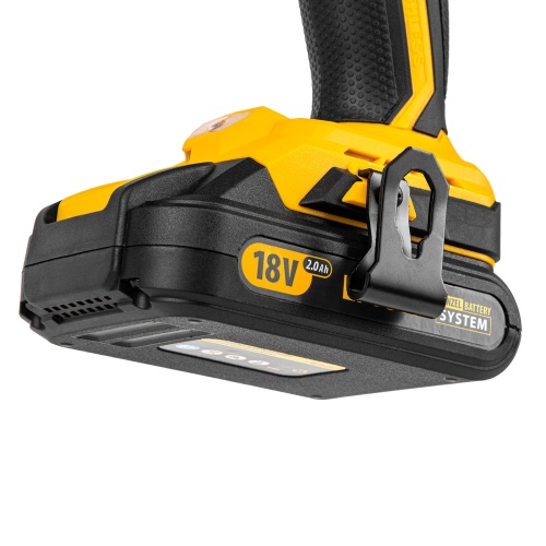 Дрель-шуруповерт аккумуляторная, бесщет. BLDL-IB-18-02, Li-Ion, 18 В, 2 акк. Denzel фото 9