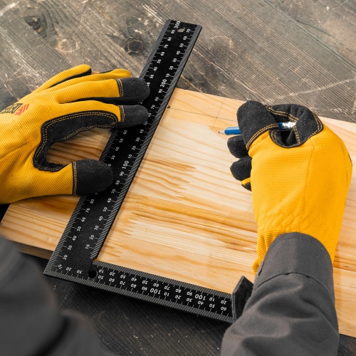 Угольник, 200 х 300 мм, алюминиевый, лазерная гравировка Denzel фото 8