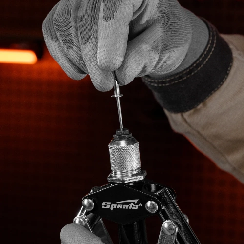 Усиленный двуручный заклепочник 450 мм SPARTA 2,4-3,2-4,0-4,8 мм 405385 фото 4