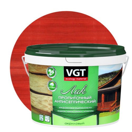 Лак пропиточный с антисептиком VGT вишня 2,2 кг