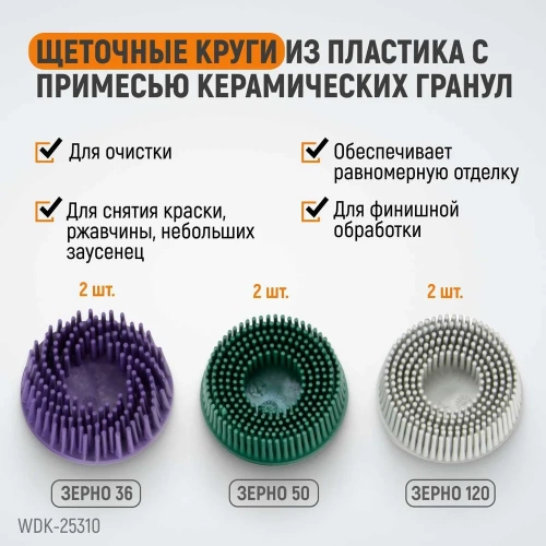 Пневматическая шлифовальная машинка WIEDERKRAFT 50 мм, 18000 Об/мин, 380 Вт WDK-25310 фото 6 Пневматическая шлифовальная машинка WIEDERKRAFT 50 мм, 18000 Об/мин, 380 Вт WDK-25310 фото 6