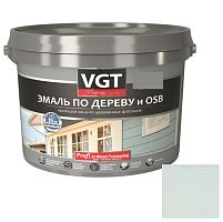 Эмаль по дереву VGT Профи стальной серый 10 кг