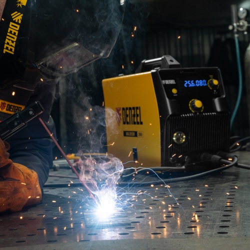 Аппарат инвертор. полуавтомат. cварки IMIG-205SDR, 200 А, ПВ 60%, катушка 5 кг Denzel фото 29