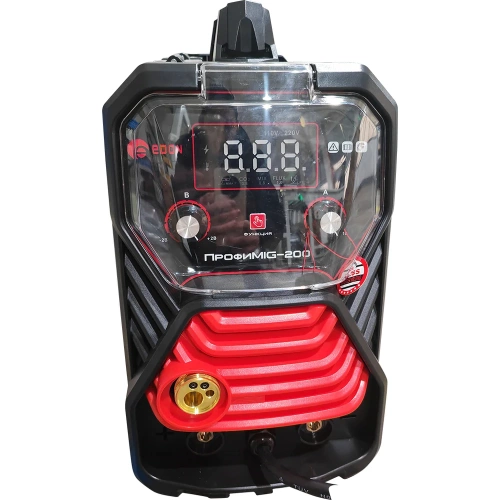 Сварочный инверторный полуавтомат EDON Профи MIG-200 (MIG (Co2, MIX), MIG (FCAW) 50-200A 0.8-1 мм, MMA, 20-200A., 2-4 мм, большой ди 24955 фото 3