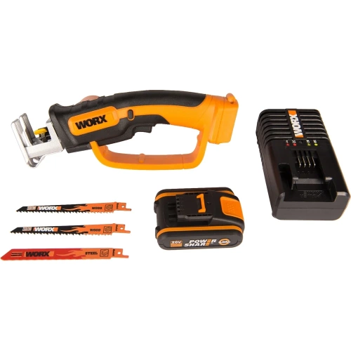 Аккумуляторная пила WORX 20В, 2Ач х1 и ЗУ WG894E.5 фото 4 Аккумуляторная пила WORX 20В, 2Ач х1 и ЗУ WG894E.5 фото 4