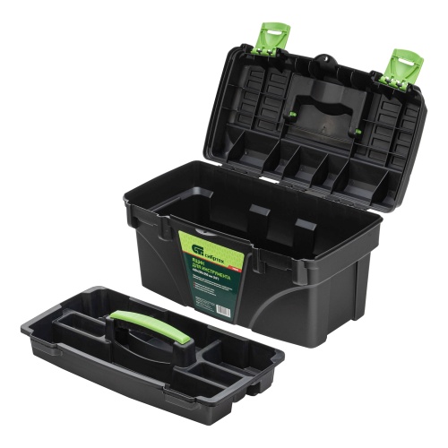 Ящик для инструмента, 430 х 235 х 250 мм, 18", пластик Сибртех фото 9