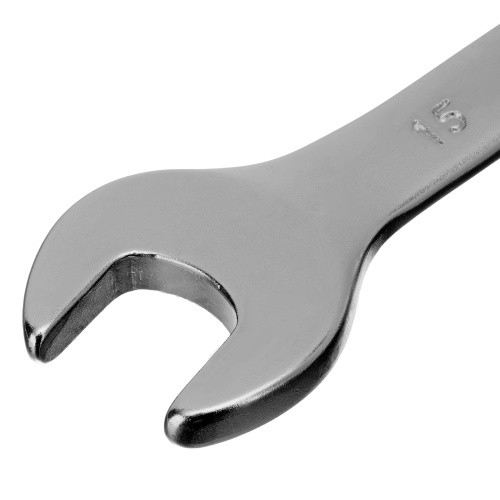 Ключ комбинированный, 15 мм, CrV, матовый хром Stels фото 3