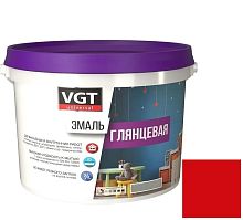 Эмаль универсальная VGT глянцевая Ral 3020 красная 2,5 кг