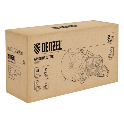 Бензорез МС-6535, 65 см3, диаметр диска 350 мм DENZEL фото 5