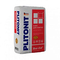 Клей для плитки ускоренный универсальный Plitonit Mosaic White 25 кг