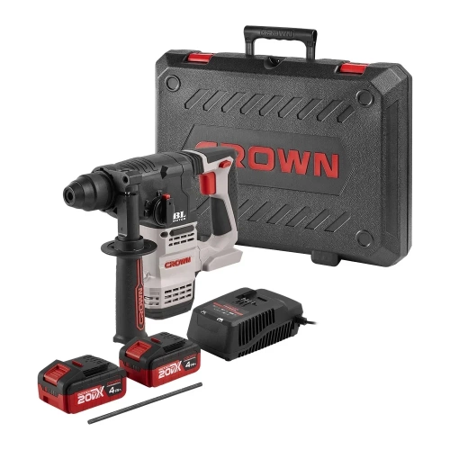 Аккумуляторный перфоратор CROWN CT28001HX-4 BMC фото 11