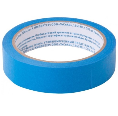 Лента клейкая малярная Master Color 30-6412 синяя 25 мм 25 м