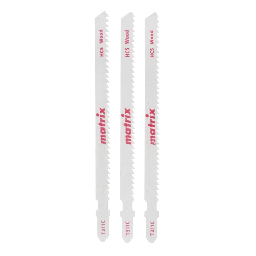 Полотна для электролобзика  по дереву, 3 шт, T311C, 100 x 2, 75 мм, HCS Matrix