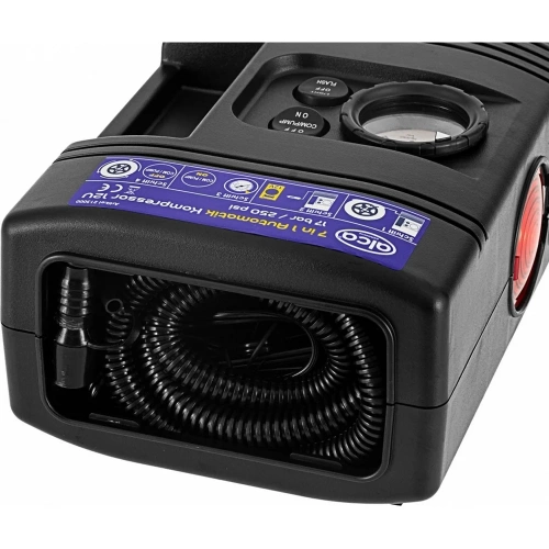 Компрессор Alca Automatik 7 in 1 с фонарем, 12 В, 12 А, 9 л/мин, 125 Вт 213000 фото 8 Компрессор Alca Automatik 7 in 1 с фонарем, 12 В, 12 А, 9 л/мин, 125 Вт 213000 фото 8