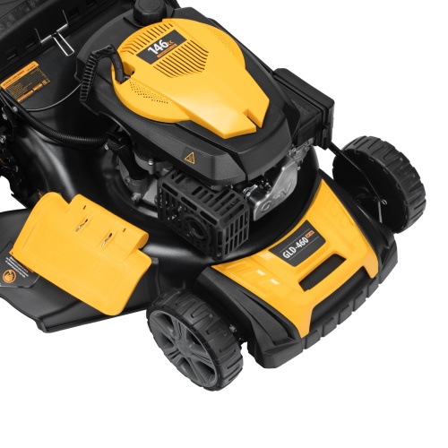 Газонокосилка бензиновая GLD-460SP-VE, 146 см3, шир. 46см, привод, вариатор, эл.старт, 60 л Denzel фото 14