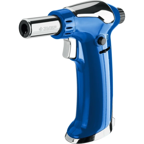 Автономная портативная газовая горелка ЗУБР АГ-17 с пъезоподжигом 1300C 55518