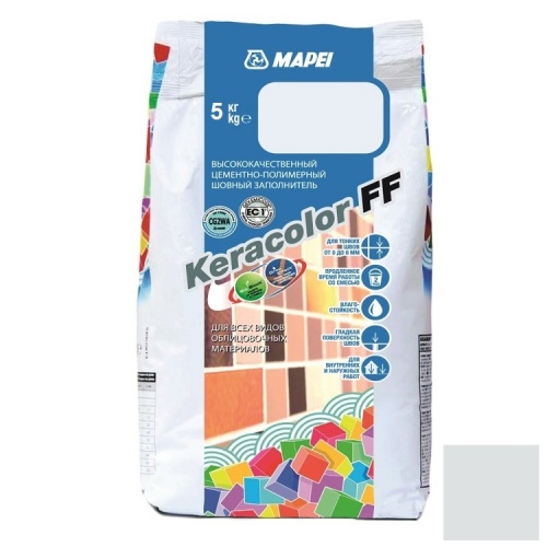 Затирка цементная Mapei Keracolor FF №111 светло-серая 5 кг
