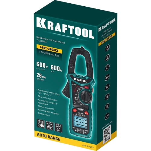 Цифровые токовые клещи KRAFTOOL KC-300 59832 фото 5 Цифровые токовые клещи KRAFTOOL KC-300 59832 фото 5