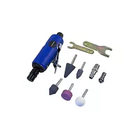 Пневмозачистная машинка Forsage с комплектом камней 11пр F-RP7313(50341)