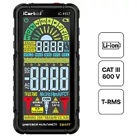 Цифровой смарт мультиметр iCarTool CATIII 600V, TrueRMS, AD/DC IC-M117