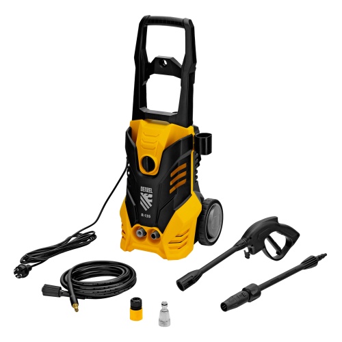 Моечная машина высокого давления R-135, 1800 Вт, 135 бар, 6 л/мин, колесная Denzel фото 21