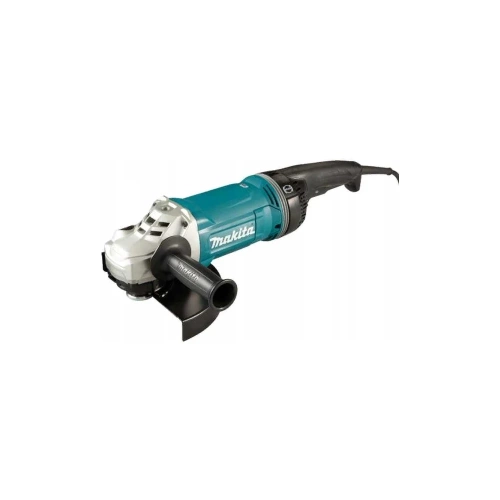 Угловая шлифовальная машина Makita 230 мм, 2800 Вт, 6600 об., AFT, поворот. рукоятка, плавн. пуск, антивибр., поддержка об., расцепляющая муфта, тормоз дв., 6.3 кг GA9070X1