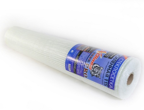 Сетка стеклотканевая X-Glass Pro усиленная 10х10 мм 1х50 м 115 гр/м2 фото 3