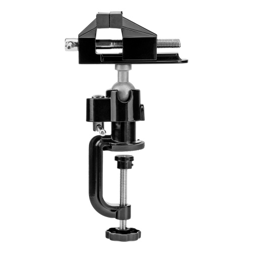 Тиски настольные, многофункциональные, сменная насадка, хомут для дрели, шарнирный механизм, 70 мм Matrix фото 5