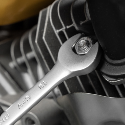 Ключ комбинированный, 13 мм, CrV, матовый хром Matrix фото 6