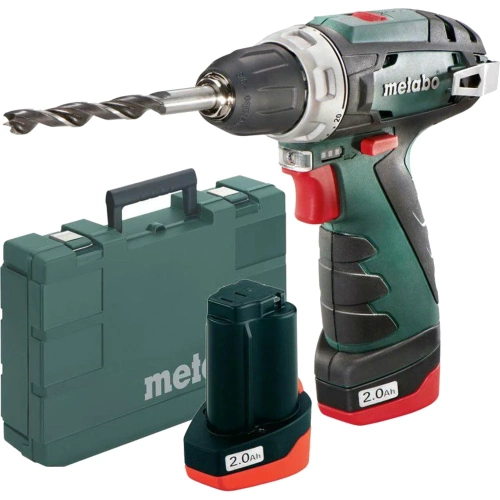 Аккумуляторная дрель-шуруповерт Metabo PowerMaxx BS 12 В, 2х2 Ач, Li-Ion, LC40, патрон, кейс 600080500 фото 3 Аккумуляторная дрель-шуруповерт Metabo PowerMaxx BS 12 В, 2х2 Ач, Li-Ion, LC40, патрон, кейс 600080500 фото 3