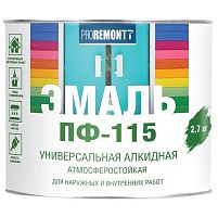Эмаль Proremontt ПФ-115 матовая белая 2,7 кг
