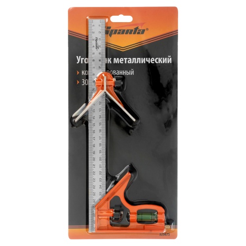 Угольник, 300 мм, металлический, комбинированный Sparta фото 6