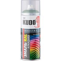 Эмаль аэрозольная универсальная Kudo KU-06002 Ral 6002 зеленый лист 520 мл