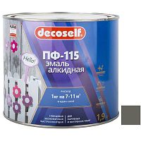 Эмаль Pufas Decoself ПФ-115 светло-серая 1,9 кг