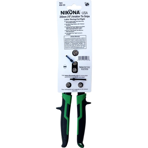 Ножницы по металлу NIKONA правые, особой мощности, из CrMo, 255мм 39-123 фото 3 Ножницы по металлу NIKONA правые, особой мощности, из CrMo, 255мм 39-123 фото 3