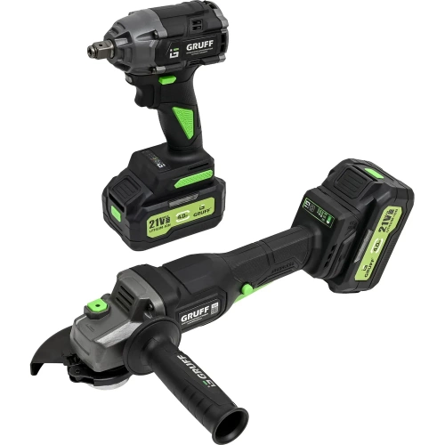 Набор 2 в 1 GRUFF гайковерт + УШМ GF 450-125 Набор 2 в 1 GRUFF гайковерт + УШМ GF 450-125
