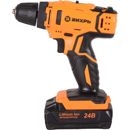 Аккумуляторная дрель-шуруповерт Вихрь ДА-24Л-2к 72/14/18 фото 3 Аккумуляторная дрель-шуруповерт Вихрь ДА-24Л-2к 72/14/18 фото 3