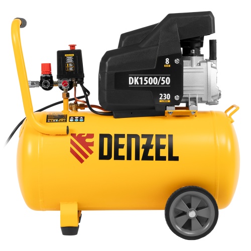 Компрессор воздушный DK1500/50, Х-PRO 1.5 кВт, 230 л/мин, 50 л Denzel фото 5