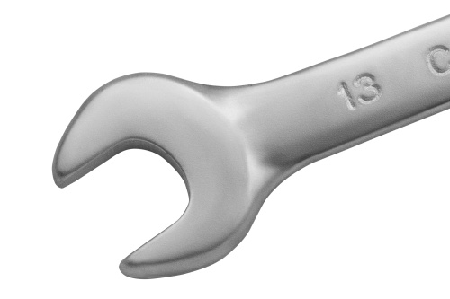 Ключ комбинированный, 13 мм, CrV, матовый хром Matrix фото 2