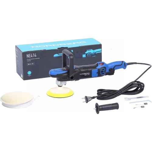 Полировальная машинка NORDBERG диск 150 мм, 450-1950 об/мин, 1200 Вт NE414-150