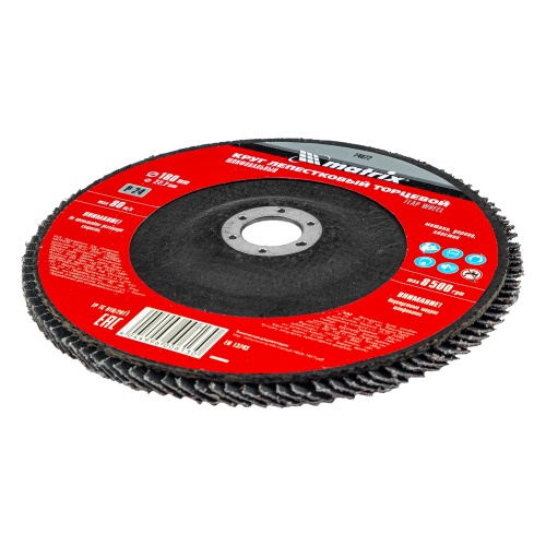 Круг лепестковый торцевой, P 24, 180 x 22.2 мм Matrix фото 3