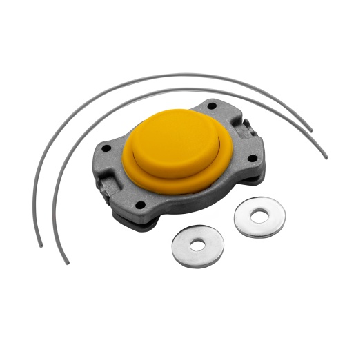 Головка триммерная универсальная алюминий, шайба 8 мм, 10 мм Denzel фото 4 Головка триммерная универсальная алюминий, шайба 8 мм, 10 мм Denzel фото 4