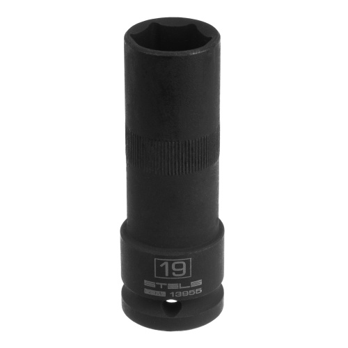 Головка ударная для колесных дисков, 19 мм, 1/2 Stels Головка ударная для колесных дисков, 19 мм, 1/2 Stels