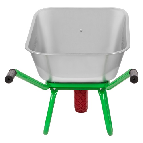 Тачка садово-строительная с PU колесом, грузоподъемность 180 кг, объем 90 л Сибртех фото 8