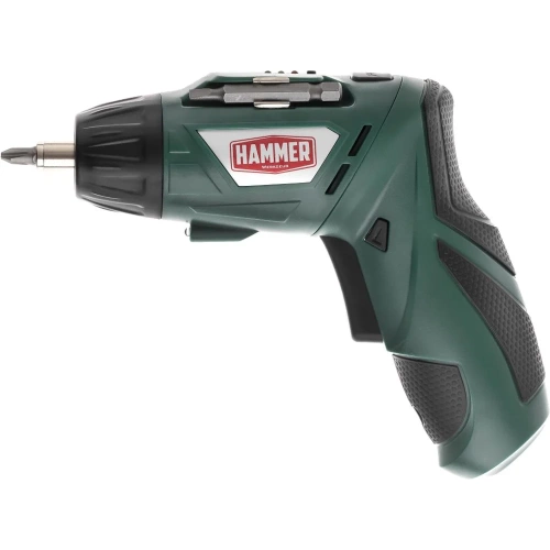 Аккумуляторная отвертка Hammer Flex с набором бит, 3.6 В 1.3 Ач, 4 Нм, Li-Ion ACD3.6A Аккумуляторная отвертка Hammer Flex с набором бит, 3.6 В 1.3 Ач, 4 Нм, Li-Ion ACD3.6A